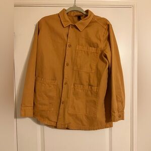 Women's Relaxed Barn Denim Coat - Universal Thread Mustard Yellow Medium